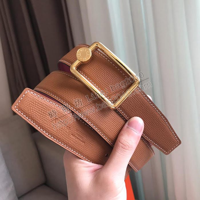 HERMES皮帶 OSCAR BUCKLE 雙面小牛皮 雙面皮帶 愛馬仕男士腰帶  hgh1903